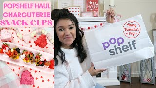 Valentine's Day Decor HAUL, Valentine's Snack Idea Toddler Friendly! | POP SHELF HAUL VLOG