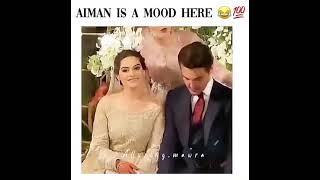 Aiman Khan Is A Mood Here |Bts From Minal Wedding Days |Whatsapp Status |Pakistani Celebrities