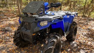 Sportsman 450 build EP 03 - Lucky 7 radiator relocation!!