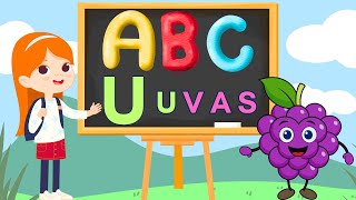 Letras y Vocabulario en Español para Niños de Preescolar Aprende el Abecedario ABC para niños 🔴Live