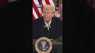 President Trump says he's evaluating FEMA's role. #news #fema #trump