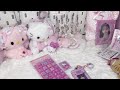 最近のかわいい購入品紹介🎀 韓国代行品 梱包動画 サンリオ オタク購入品 aespa開封 紙モノ トレカ収納 kawaii vlog