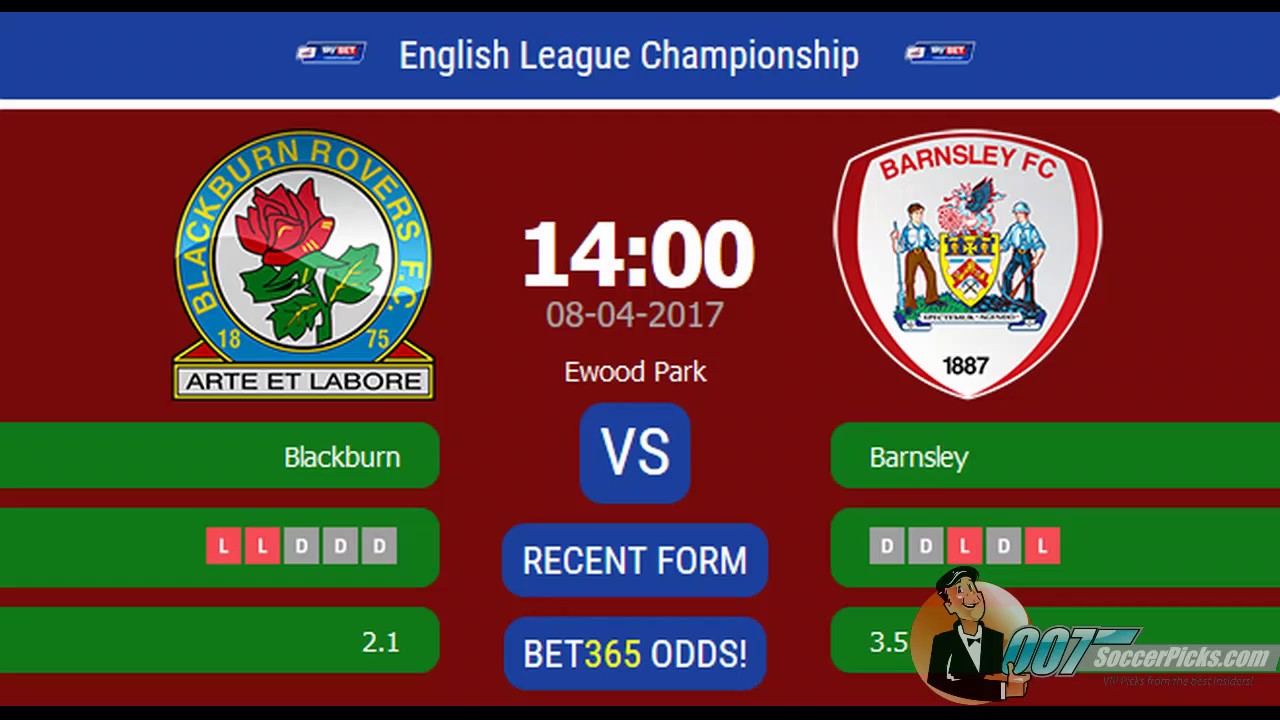 Blackburn Vs Barnsley PREDICTION (by 007Soccerpicks.com) - YouTube