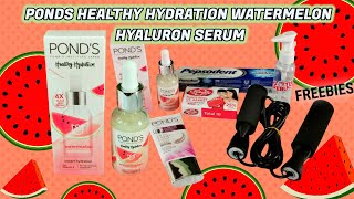 Ponds Healthy Hydration Watermelon Hyaluron Serum with freebies