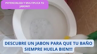 Mi secreto para que tu baño siempre huela bien!! MARAVILLOSO /Dale doble uso a tu jabón casero