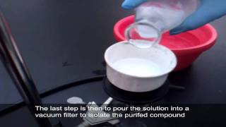 recrystallization of dirty benzoic acid.mp4