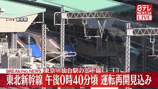 東北新幹線　「やまびこ」パンタグラフに損傷が見つかる〔日テレ鉄道部〕