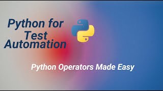 04.Python Operators Made Easy
