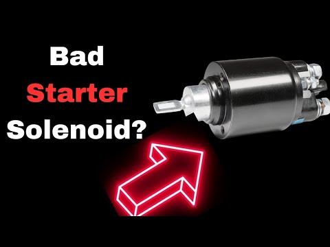 What are the signs of a bad solenoid?