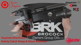 Daystate Blackwolf - Safety Catch Swap \u0026 Stock Removal