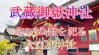 #e66 武蔵御嶽神社 おいぬ様を祀る 大口真神社 本殿の狛犬さんは、ニホンオオカミ 限定御朱印も紹介 大口真神社祭も参加しました。