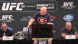 UFC 181 Press Conference (FULL)