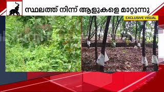 വീണ്ടും ജനവാസ മേഖലയിലേക്ക് തിരിഞ്ഞ് കാട്ടുകൊമ്പൻ; ആനയെ ഓടിക്കാനുള്ള ശ്രമങ്ങൾ തുടരുന്നു