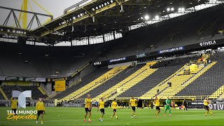 Silencio y ‘partidos fantasma’, así fue la reanudación de la Bundesliga | Telemundo Deportes