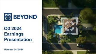 Beyond BYON Q3 2024 Earnings Presentation