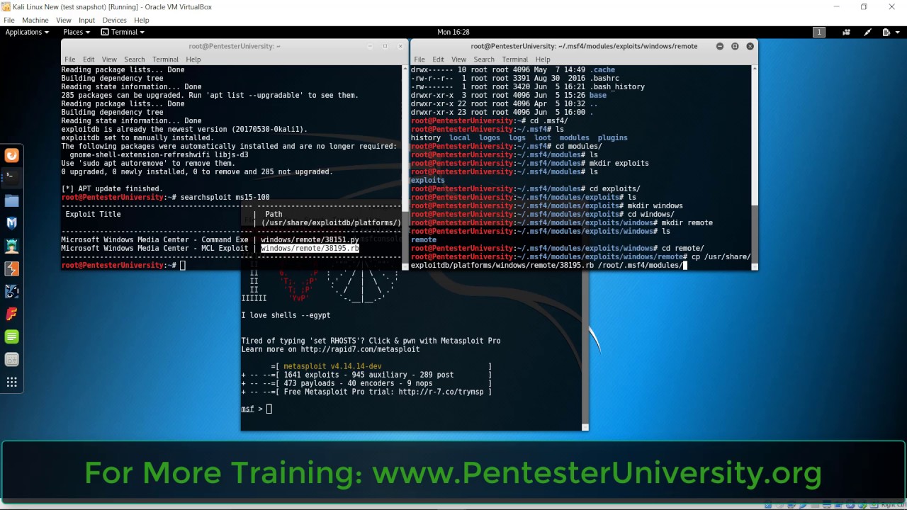 Kali Linux How To Use Meterpreter - Mipilot