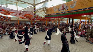 The best Tibetan dance during Trunkhar 2024 celebration at Dharamsala, Tsuklakhang.