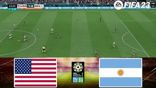 FIFA 23 - USA vs Argentina 16/5/2024 - FIFA Women's World Cup 2023 - Gameplay PS | Full Match