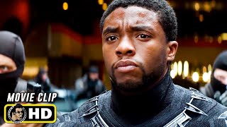 CIVIL WAR Clip - "Black Panther Chase" + Trailer (2016) Marvel