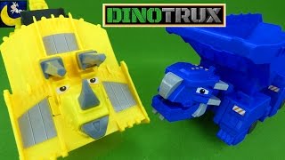 Dinotrux Outdoor Sandbox Toys Mound Movin' Dozer Load Luggin' Ton Ton Toys with Cosmic Kinetic Sand!