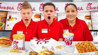 We Built a REAL Chick-fil-A in Our House!!