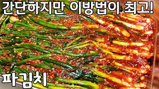 기본에 충실하고 쉽게 담아도 맛있게 하는 파김치 담는법