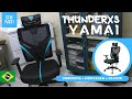 Thunderx3 YAMA1 Cadeira ergonômica (Unboxing, montagem, review) DE NADA!