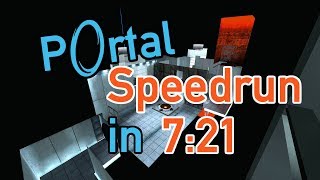 Portal Speedrun (Out of Bounds) in 7:21 (Old World Record)