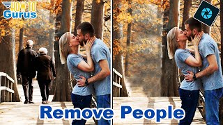 Remove People with Photoshop Elements Content Aware Fill