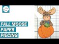 Peeking Moose Paper Piecing