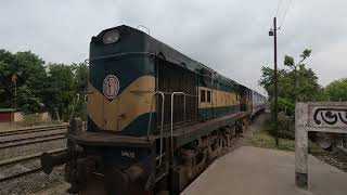 Sagordari Express Train ( Khulna To Rajshahi ) Came in Bheramara at Right Time With Ten Compartment.