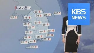 [날씨] 미세먼지 ‘좋음’~‘보통’…찬바람에 추워져 / KBS뉴스(News)