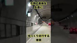 追い越し車線を永遠にトロトロ走行する車両邪魔退け左走れshorts