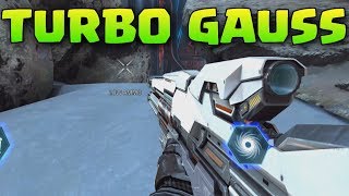 NEW TURBO GAUSS Legendary Sniper Rifle GAMEPLAY and Spotlight - Shadowgun Legends