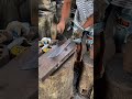 How to Make a Machete From DAMASCUS STEEL!!!