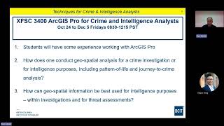 Techniques for Crime & Intelligence Analysts Microcredential