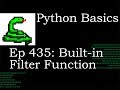 Python Basics Built in Filter Function