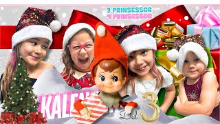 LUCKA 3🌲🎁 3prinsessor - JULKALENDER! VI pyntar granen och Nisse flyttar in🎅🏻