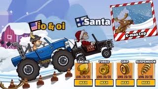 🌲 Hill Climb Racing 2 New Vehicle Monster Truck Fully Upgraded 🌲
