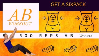 500 REP AB CHALLENGE // ABS WORKOUT // 500 REPS OF ABS EXERCISES | lucyb_fit