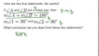 Deductive Reasoning: Examples (Geometry Concepts)