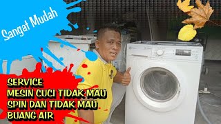 Mengatasi Mesin Cuci Tidak Bisa SPIN dan Tidak Mau Buang Air