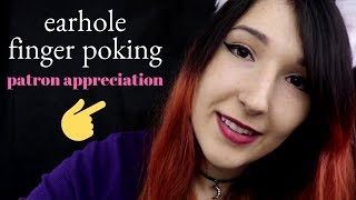 ASMR - EARHOLE FINGER POKE ~ November Patron Appreciation | Soft Spoken \u0026 Pokin' Your Earholes!