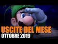 I Videogiochi in Arrivo a Ottobre 2019 - Uscite del mese