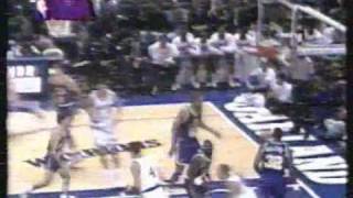 1995 Warriors season start Manute Bol hits 4 threes in a quarter