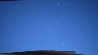 冬の星空ライブ　1月の星空　牛久星空ライブカメラ　オリオン座　ふたご　おおいぬ座～春の星空まで