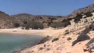 Psili Amos Beach in Schinousa, Jewel of the Cyclades.