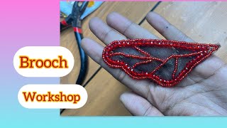 Brooch Workshop Live♥️ | Brooch |Broochwork | #brooch #broochdesign #broochhandmade