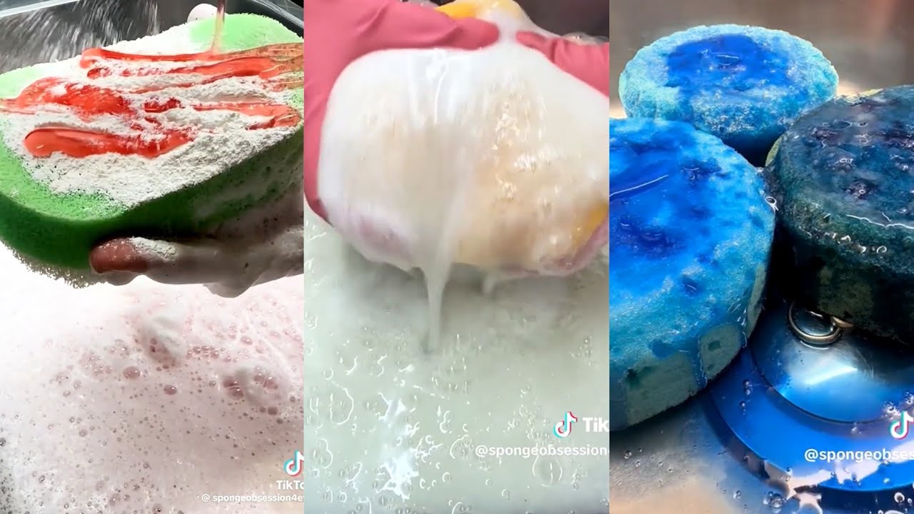 Mind Blowing Sponge Squeezing Asmr Experience Youtube