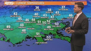 New Orleans Weather: Brief warm up ahead of potential wintry mix next week